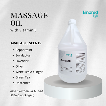 Kindred Lab Massage Oil, 3.7L